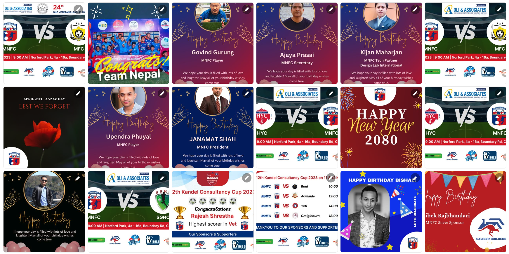 Sports Community Social Media Management