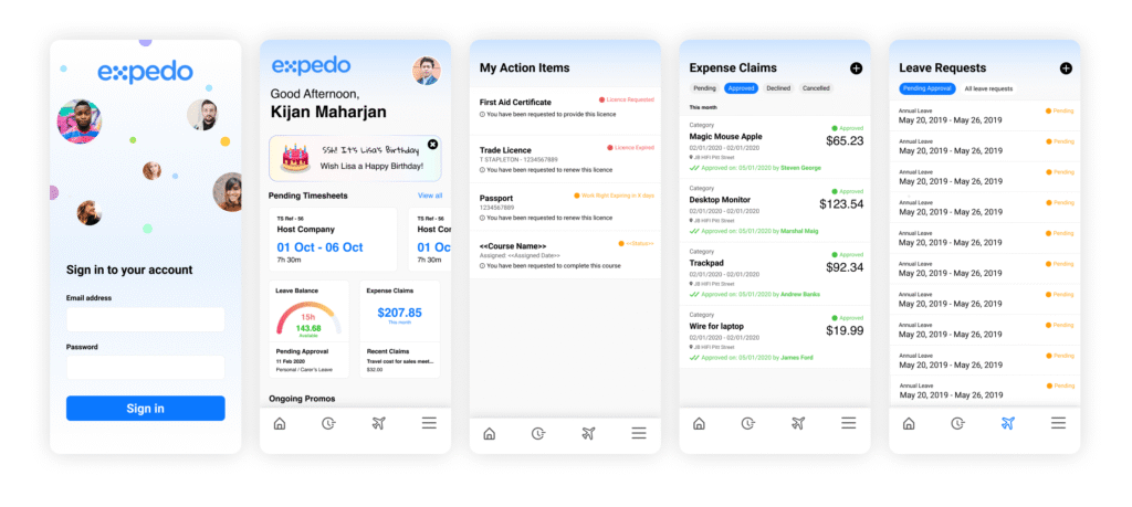 HR mobile app development sydney australia